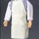 Image of Dollhouse Miniature Shopkeeper W/Outfit