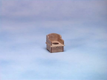 Image of Dollhouse Miniature Oak Potty Chair