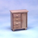 Image of Dollhouse Miniatures Oak Chest of Drawers