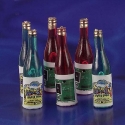 Image of Dollhouse Miniature Wine Bottles