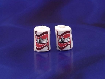 Image of Dollhouse Miniature Paper Towels