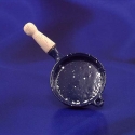 Image of Dollhouse Miniature Blue Spatterware Frying Pan