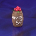 Image of Dollhouse Miniature Apple Barrel