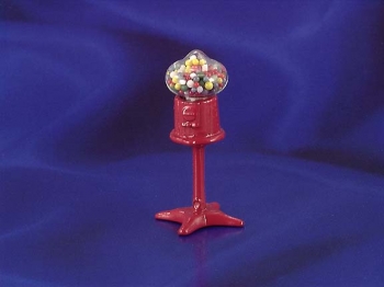 Image of Dollhouse Miniature Standing Gumball Machine