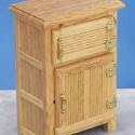 Image of Dollhouse Miniature Oak Icebox