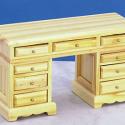 Image of Dollhouse Miniature Pine Desk