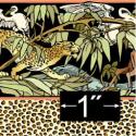 Image of Dollhouse Miniature Wallpaper - Leopard