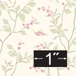 Image of Dollhouse Miniature Wallpaper - Cherry Blossom
