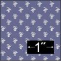 Image of Dollhouse Miniature Wallpaper - Thistle Blue