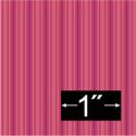 Image of Dollhouse Miniature Wallpaper - Gathering Stripe, Red