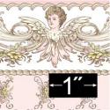 Image of Dollhouse Miniature Wallpaper - St. Elizabeth, Pink