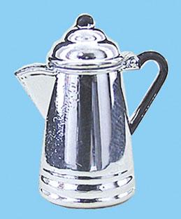 Image of Dollhouse Miniature Silver Coffee Pot