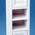 Image of Dollhouse Miniature White Bath Cabinet CLA10733