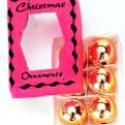 Image of Dollhouse Miniature Ornament Box w/Gold Ornaments
