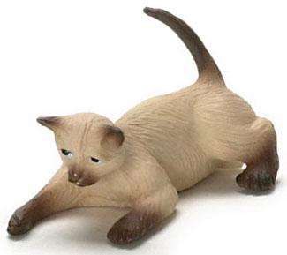 Image of Dollhouse Miniature Siamese Cat FCA1017SB