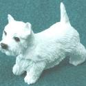 Image of Dollhouse Miniature West Highland Terrier FCA1127
