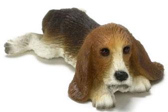 Image of Dollhouse Miniature Basset Hound FCA1128