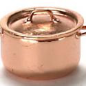 Image of Dollhouse Miniature Medium Copper Pot FCA1353CP