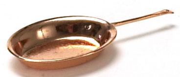 Image of Dollhouse Miniature Copper Oval Omelet FCA1358CP
