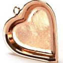Image of Dollhouse Miniature Copper Heart Shaped Pan FCA1367CP