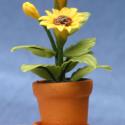 Image of Dollhouse Miniature Sunflower FCA1578