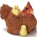 Image of Dollhouse Miniature Hen & 2 Chicks FCA1638