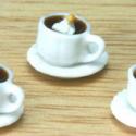 Image of Dollhouse Miniature Hot Chocolate 3 PC FCA1952