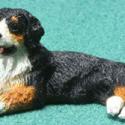 Image of Dollhouse Miniature Burnese Mountain Dog FCA2502