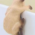 Image of Dollhouse Miniature Siamese Brown Climbing Cat FCA2564SB