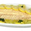 Image of Dollhouse Miniature Salmon w/Lemon Slices FCA2578