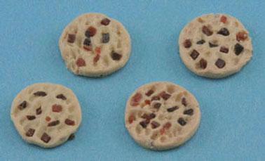 Image of Dollhouse Miniature Chocolate Chip Cookies FCA2846