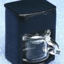 Image of Dollhouse Miniature Black Coffee Maker FCA3114BK
