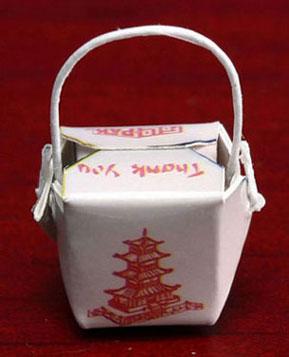 Image of Dollhouse Miniature Chinese Food Container FCA543