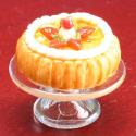 Image of Dollhouse Miniature Cake on Glass Stand FCJU1018