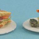 Image of Dollhouse Miniature Sandwich Plates FCJU1044