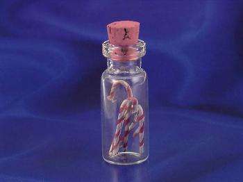 Image of Dollhouse Miniature Candy Cane Jar