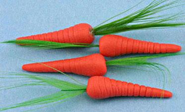 Image of Dollhouse Miniature Carrots, 4/Pk IM65082