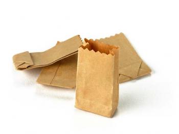 Image of Dollhouse Miniature Grocery Bags