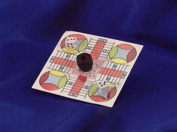 Image of Dollhouse Miniature Parcheesi Board Game
