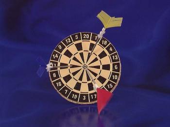Image of Dollhouse Miniature Dart Board