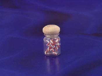 Image of Dollhouse Miniature Candy Cane Jar