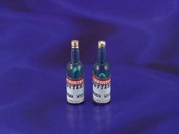 Image of Dollhouse Miniature Bottles
