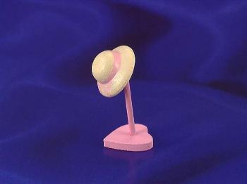 Image of Dollhouse Miniature Hat & Holder