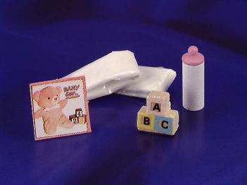 Image of Dollhouse Miniature Baby Set