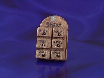 Image of Dollhouse Miniature Spice Rack