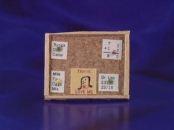 Image of Dollhouse Miniature Memo Board