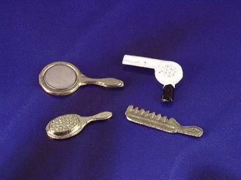 Image of Dollhouse Miniature Comb/Dryer
