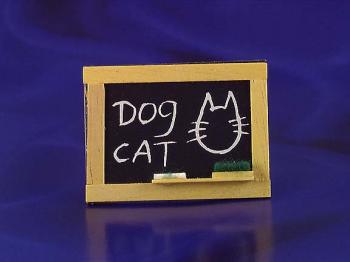 Image of Dollhouse Miniature Blackboard
