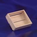 Image of Dollhouse Miniature 4-Slat Wood Box