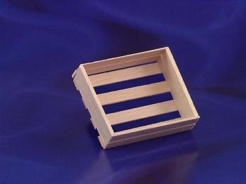 Image of Dollhouse Miniature 8-Slat Wood Box